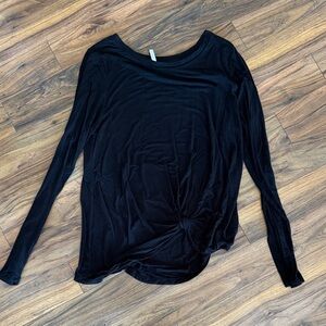 Z Supply Black Long Sleeve Top